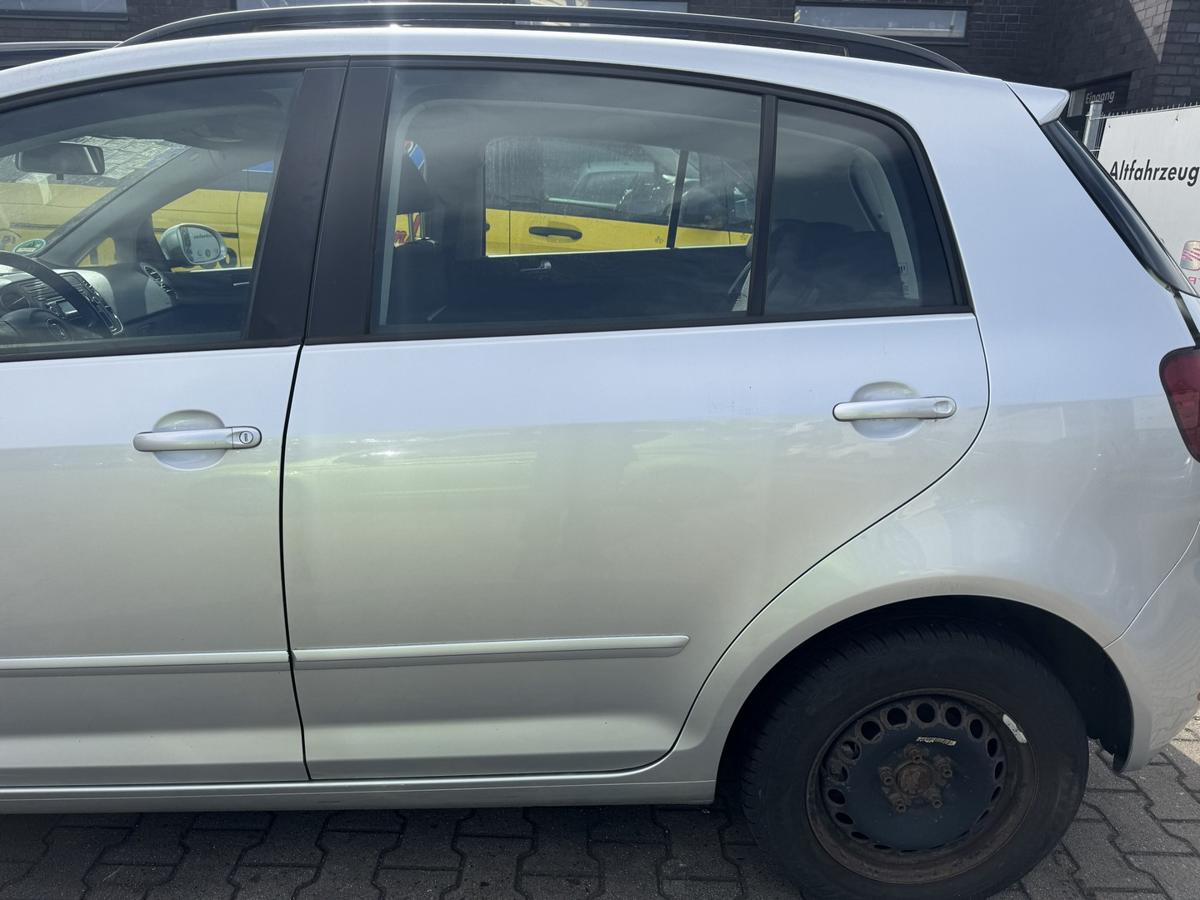 VW Golf Plus 2 original T&uuml;r hinten links LA7W Reflexsilber Rohbau Bj.2009